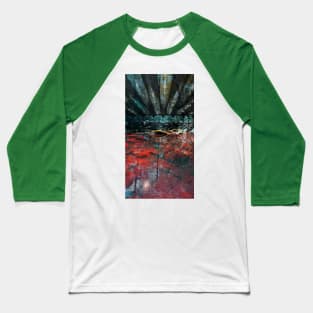 crimson city mapping in jungle collage ecopop Baseball T-Shirt